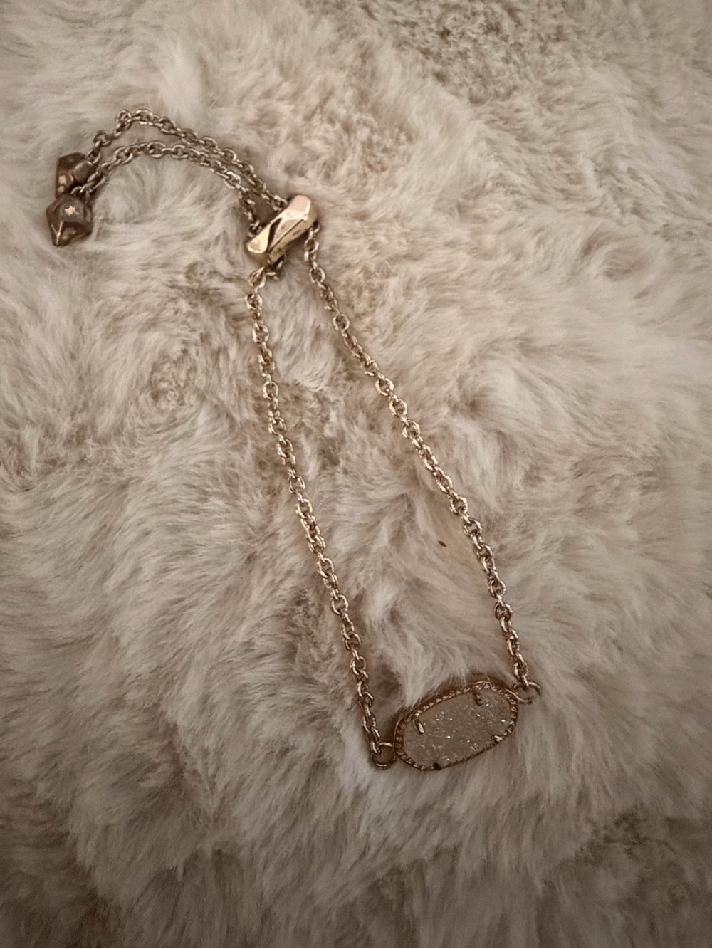 Kendra Scott Gold Drusy Station Bracelet